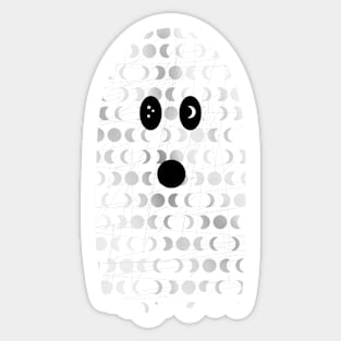 boo moons Sticker